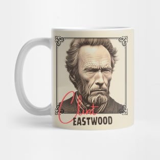 Vintage 70s Clint Eastwood Mug